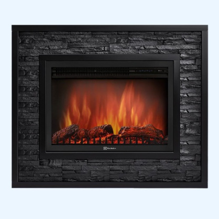 Loft 30 камень черный/черная эмаль (1199827) Firelight Каменный портал